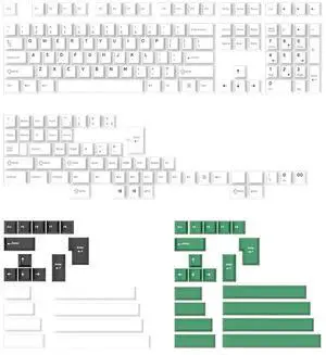 KPREPUBLIC Ghost Judges GJ Bow Colorway Cherry PBT Doubleshot keycap for mx Keyboard 60 65 87 104 xd64 xd68 bm60 bm65 Landscape Shanshui