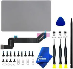 iPartsleader Trackpad with Flex Cable Compatible for MacBook Pro Retina 16" A2141 Touchpad Replacement and Tool kit 821-02250-A EMC 3347 Late 2019 (Space Grey)