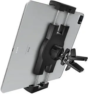 woleyi Tablet Mount for Car Vent, [Super Stable & Easy] Car Air Vent Tablet Holder with 360° Adjustable Clip, Compatible with iPad Pro, Air, Mini, iPhone, Galaxy Tabs, Z Fold, Fire HD, 4.7-13" Devices