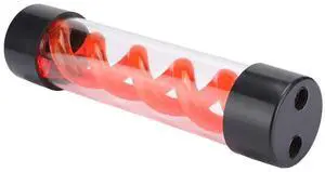 T Evil T Virus Water Cooling G1/4 Threaded Cylindrical Cooler,Water 200Mm with G1/4 Thread for Pc Desktop Computer Cooler Accessoryblue (Red)