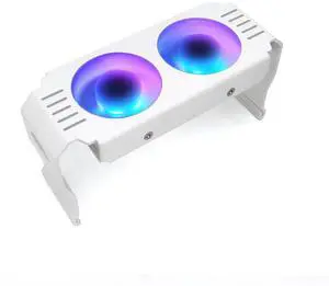 ITleads Memory RAM Cooling Fans,5v/3-Pin ARGB Light Effect Memory Cooler for DIY PC Gaming. (White)