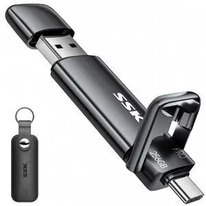 SSK USB C Flash Drive 256GB Bundle