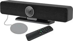 Video Conferencing System - Ultra 4K Pro Audio and Video Conference Room Camera with 4 Microphone Arrays & Stereo Speakers
