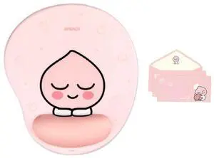 Kakao Apeach Mouse Pad Wrist Rest Gel Type and Letter Writing Set