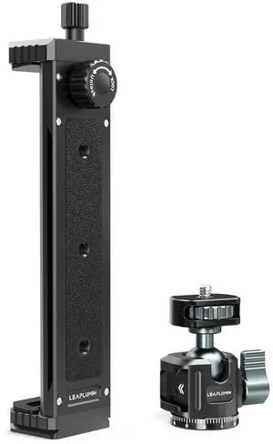Leaplumin Tripod Mount Adapter with Ball Head, Aluminum Tripod Mount Holder for Ipad 12.9,Tablet Tripod Mount with 1/4" Screw,Universal Tripod Mount for Ipad,Compatible with 6.5"-17.3" Most Devices