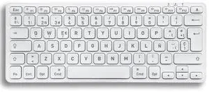 Perixx PERIBOARD-832MW Teclado Bluetooth para Mac - inalámbrico retroiluminado - LED Blanco - Disposición Española con Ñ