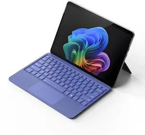 Junfire Detachable Keyboard for Microsoft Surface Pro 12  7-Color Backlit Wireless Keyboard with Touchpad, 14 Shortcut Keys, 30H Battery  Magnetic & Slim Design, Purple