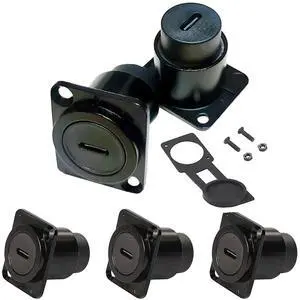 PENGLIN 5PCS USB 3.1 Type C Panel Mount Coupler, USB C Pass Through Connector, Female to Female Bulkhead Extension Adapter