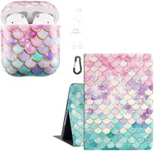 Pink Mermaid iPad 6th 5th Genernation Case and Airpod Case