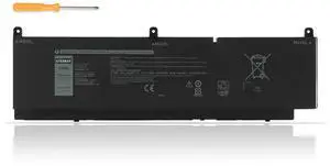 ETESBAY PKWVM Laptop Battery Replacement for Dell Precision 7550 7560 7750 7760 Mobile Workstation P44E P93F P44E001 P44E002 P93F001 P93F002 C903V CR72X 0CR72X 0447VR 068N03 453-BBCQ 11.4V 95WH