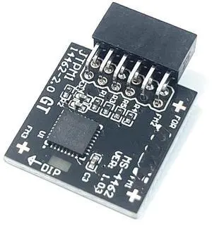 TPM2.0 Module TPM SPI 12Pin Module with infineon SLB9670 for MSI B550 B650M Gaming WiFi, B550-A B550M PRO, B550-A PRO (CEC),B650 Gaming Plus,B650M Gaming,B650M Project Zero,B650M Bomberfor MS-4462