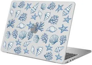 BlHMCASE Compatible with MacBook Air 13 inch Case M1 A2337 A2179 A1932 2022 2021 2020 2019 2018 Release, Cute Conch Shell Protective Hard Shell Matte Cover for MacBook Air 13.3 inch