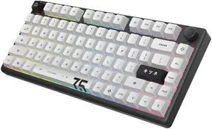 ARBITER Polar 75 - Magnetic Gaming Keyboard - Rapid Trigger w/SOCD Super Tap, CNC Aluminum Frame, Gen 2 Hall Effect Switches, Volume Knob, RGB, Dye-Sub PBT Keycaps - Kitsune Black