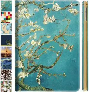 DuraSafe Cases for iPad Mini 5th Mini 4th Generation 7.9 Inch [ Mini 5 4 ] A2133 A1538 MK6K2LL/A MK6J2LL/A MK6L2LL/A MUQY2LL/A MUQW2LL/A Ultra Printed Smart PU Leather Flip Folio Book Cover - Blossom