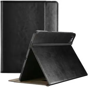 ProCase Leather Case for iPad Pro 13 Inch 2025 (M5) / 2024 (M4) with Pencil Holder, PU Leather Business Stand Cover Multi-Angle Viewing Smart Folio with Hand Strap Front Pocket for iPad Pro 13" -Black ProCase Leather Case for iPad Pro 13 Inch 2025 (M5) / 2024 (M4) with Pencil Holder, PU Leather Business Stand Cover Multi-Angle Viewing Smart Folio with Hand Strap Front Pocket for iPad Pro 13" -Black