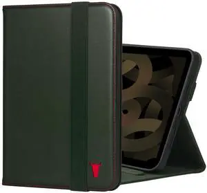 TORRO Case Compatible with iPad mini 7/6  Genuine Leather iPad mini 7th / 6th Generation (2024/2021) Cover with Stand Function, Apple Pencil Connectivity and Wake Sleep Function (Green)