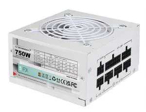 SFX Power Supply 750W, 80 Plus Gold Gaming PSU with PCIe 5.0, Fully Modular, Ultra-Quiet Fan, 110V/220V Full Voltage & Multi-Protection for Desktop PC Server (White)