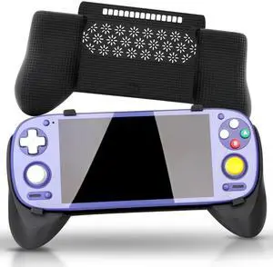 Felt Grip 2-in-1 for Retroid Pocket 5 & G2 Black Reversible Screen Cover & Thick Comfort Grip Case with Felt Wrap Ergonomic RP 5 G2 Handheld 2n1 Deluxe from JCSFY Official