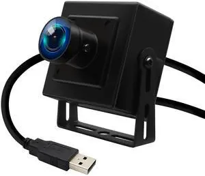 Hotpet 5MP Wide Angle USB Camera with 170 Degree Fisheye Lens 1944P 15FPS Webcam Plug&Play Webcamera Aptina MI5100 Mini UVC Camera for 3D Printer Industrial Inspection Surveillance Robot Vision