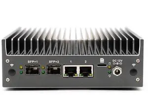 Protectli Vault Pro VP2440-4 Port, Micro Appliance/Mini PC - Intel N150, 2X 10G SFP+ NICs, 2X 2.5G NICs, DDR5 RAM, 32GB eMMC on-Board, M.2 SATA SSD Storage, AES-NI, 32GB RAM, 1TB SSD