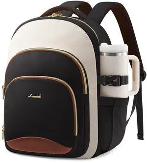 LOVEVOOK Laptop Backpack for Women, 15.6-Inch Work Backpack, Back to School Bookbag for College Student Teen Girls, Casual Personal Item Travel Bag Business Computer Daypack for Teacher Nurse, Gift