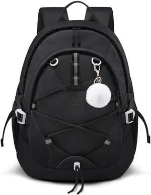 LOVEVOOK School Backpack for Teen Girls, Waterproof Student Backpack Purse, Cute Kid Bookbag with Chest Strap, Back to School Backpacks Fit 17 Inch Laptop, College Travel Back Pack Casual Daypack