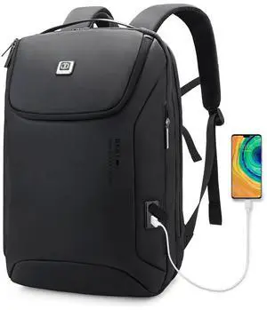 JD JODEBES Travel Laptop Backpack with TSA Lock,Waterproof 17.3 Inch Business Laptop Rucksack Bag USB Charging Port,Anti-Theft Carry on Backpack