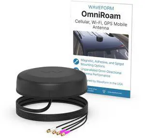 Waveform OmniRoam 4-in-1 Low-Profile Mobile Antenna High-Performance, Rugged Fleet Antenna for Peplink, Cradlepoint, Cisco (2x2 Cellular, 2x2 Wi-Fi) Waveform OmniRoam 4-in-1 Low-Profile Mobile Antenna High-Performance, Rugged Fleet Antenna for Peplink, Cradlepoint, Cisco (2x2 Cellular, 2x2 Wi-Fi)