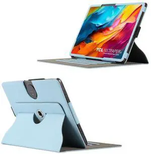 MINGFENG Case Compatible with Fro TCL NXTPAPER 14 14.3 inch,9491G Tablet Case, Folding Stand Protective Cover with Pencil Holder and Wrist Strap, Full Protection. (Blue) (NOT TCL NXTPAPER 14Pro)