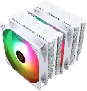 Thermalright Peerless Assassin 120 SE ARGB White CPU Air Cooler,6 Heat Pipes Cpu cooler,Dual 120mm TL-C12CW-S PWM Fan,Aluminium Heatsink Cover,AGHP Technology,for AMD AM4/AM5 Intel 1700/115X/1200/1851