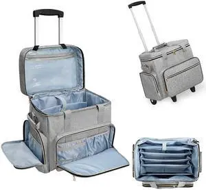 LIWSHWZ Rolling Teacher Tote Bag with Accordion File Organizer,Wheeled Teacher Bag for up to 15.6" Laptop,Thickened Trailer Leg Detachable Trolley for Teaching& Office Supplies Storage(Patent Design) LIWSHWZ Rolling Teacher Tote Bag with Accordion File Organizer,Wheeled Teacher Bag for up to 15.6" Laptop,Thickened Trailer Leg Detachable Trolley for Teaching& Office Supplies Storage(Patent Design)