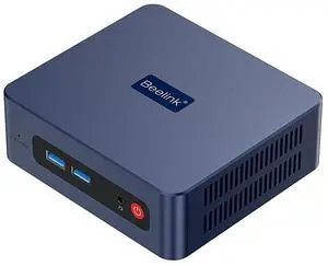 Beelink Mini PC SER3 3200U AMD Ryzen 3 Processor(2C/4T, up to 3.5GHz), Micro Computer 16GB DDR4 500GB PCIE3.0 SSD, Mini Computers Dual HDMI/4K 60Hz/WiFi6/BT5.2/Home/Office/HTPC/Win11 Pro