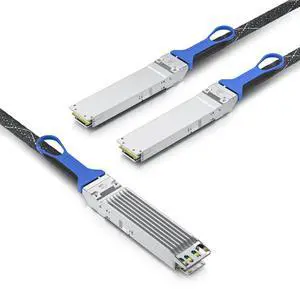 10Gtek 800Gb/s OSFP DAC Compatible for NVIDIA MCP7Y00-N001, 8-Channel OSFP Fin-top Breakout to 2x400G Flat-top Cable, NDR Infiniband and Ethernet Solutions 10Gtek 800Gb/s OSFP DAC Compatible for NVIDIA MCP7Y00-N001, 8-Channel OSFP Fin-top Breakout to 2x400G Flat-top Cable, NDR Infiniband and Ethernet Solutions