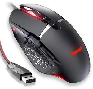 Varbmt C309 Wired USB Computer Mouse for PC,USB Cable Mouse with High-Precision 12800 DPI Comfortable Home and Office Varbmt C309 Wired USB Computer Mouse for PC,USB Cable Mouse with High-Precision 12800 DPI Comfortable Home and Office