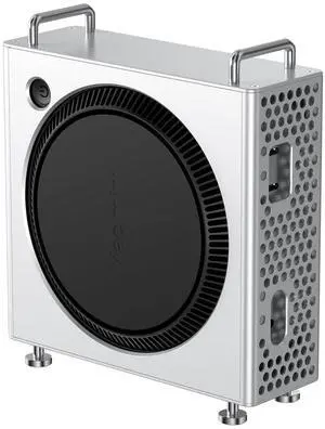 Mac mini M4 Stand - Aluminum Chassis Vertical Mount for M4 & M4 Pro (2024) - Optimized Heat Dissipation - Mac mini M4 Case Holder - Accessories for Mac mini M4