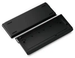 ZMX H60 Aluminum Keyboard Case,60% Customized Mechanical Gaming Keyboard Housing Compatible with Woot60HE/MADLIONS MAD 60 HE 61Keys Compact Barebones Keyboards DIY (Black)