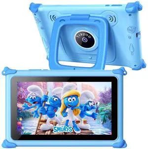 Trayoo Kids Tablet, 7IN Toddler Tablet for Kids with 32GB ROM, Shockproof Case, Education Apps Pre-Installed, Parental Control, WiFi, Netflix, YouTube
