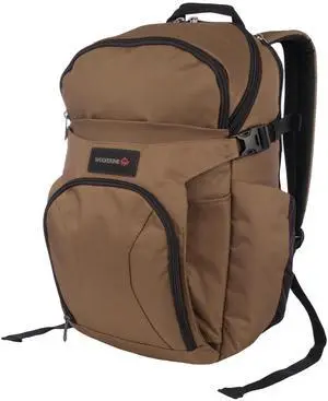 WOLVERINE 33L Backpack with Large Main, Laptop Compartment and Cooling Straps, Chestnut, One Size