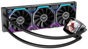 CPU Liquid Cooler LC-B360-X 2.4IPS Screen Gaming Computer Processor ARGB CPU Fan Water Cooling with Display Customizable for Images. Intel LGA 2066/2011/1700/1366/1200/115X and AMD AM4/AM5.
