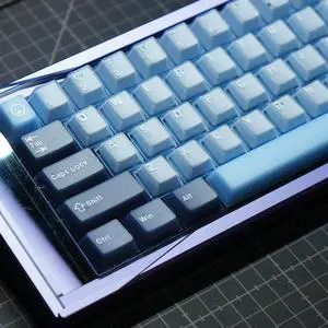 Keyboard Jelly Keycaps Set 164Keys Cherry Profile Blue Keycaps 60% 65% 75% 100% Costom Keyboard Key caps for Cherry Gateron MX Switches Mechanical Keyboards