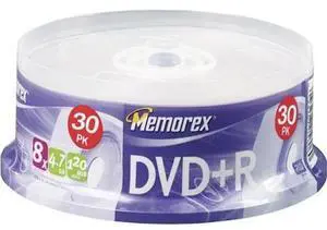 Memorex 30 pack of DVD+R