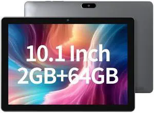 SAIWAN Tablet Android 10 inch with 64GB ROM, 2GB RAM, 512GB Expandable, Quad-Core, 2MP + 8MP Dual Camera, HD IPS Screen, Wi-Fi, Stable Tablet with 6000mAh Battery