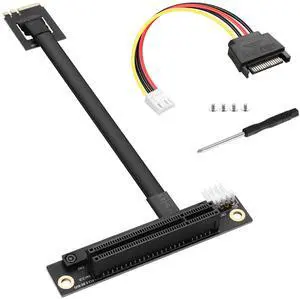 SinLoon M.2 NGFF Key A+E to PCIe X8 Extender Cable M.2 to PCI-E 8X Female Riser Cable for M2 2230 SinLoon M.2 NGFF Key A+E to PCIe X8 Extender Cable M.2 to PCI-E 8X Female Riser Cable for M2 2230