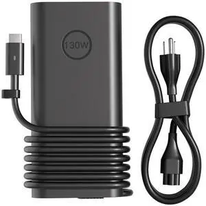 HSXIRQA 130W USB-C Charger Compatible with Dell Precision 5530 5770 5760 5750 5680 5570 5560 5550 5490 5480 5470 3590 3581 3580 3571 3570 3561 3560 3551 3550 3541 3490 3480 3470 3540 Laptop