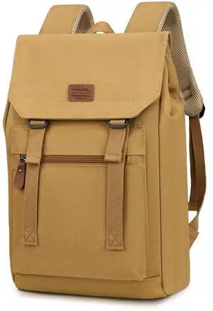 RELITRK Laptop Backpack Women,Work Backpack Woman Canvas,Commuter Black,Bookbag Fits 17 inch Lapop.