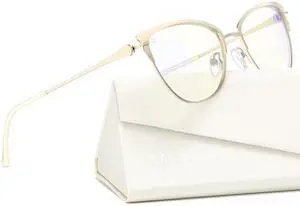 ANYLUV Blue Light Glasses for Women,Fashionable Cat Eye Design Glasses Silicone Nose Pad Lightweight Computer Screen Glasses