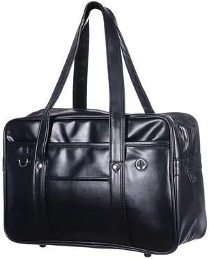 Japanese School Bag, Kawaii Japanese Bag, Large Faux Leather Tote Bag Japanese Handbag Bag for Adults Men Cospaly