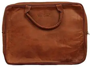 WerKens 15.6-Inch Leather Laptop Sleeve for MacBook Pro Air 15-inch, 15.6-inch Laptop - Brown