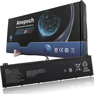 Anepoch AP21A7T Laptop Battery Replacement for Acer Nitro 5 AN517-55 Helios 300 PH317-56 PH315-54-55 PH315-55-75K6 PH315-55-78LF PH317-56-78LY PH317-56-724M AP21A8T AP21A5T KT0040G014 15.4V 87.39Wh