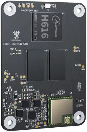 BIGTREETECH CB1 V2.2 Core Control Board for 3D Printers to Run Klipper, As CM4 Compatible with Rasp-Berry Pi4, BTT Pi4B, Manta E3EZ M8P M4P M5P Mainboard, 1GB DDR3 RAM, 100M Ethernet, Support HDMI